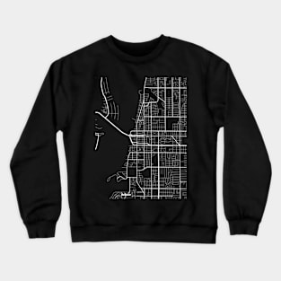 Clearwater Florida Map | Map Of Clearwater Florida | Clearwater Map Crewneck Sweatshirt